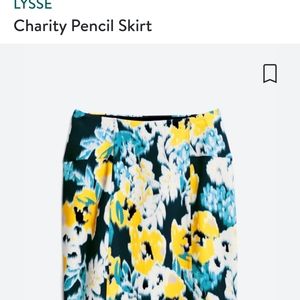 LYSSE Charity Pencil Skirt NWT